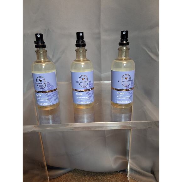 Bath & Body Works Other - Bath and Body Works Aromatherapy Sleep Lavender Vanilla Pillow & Body Mist Spray
